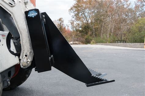 skid steer tree grabber|blue diamond skid steer tree grubber.